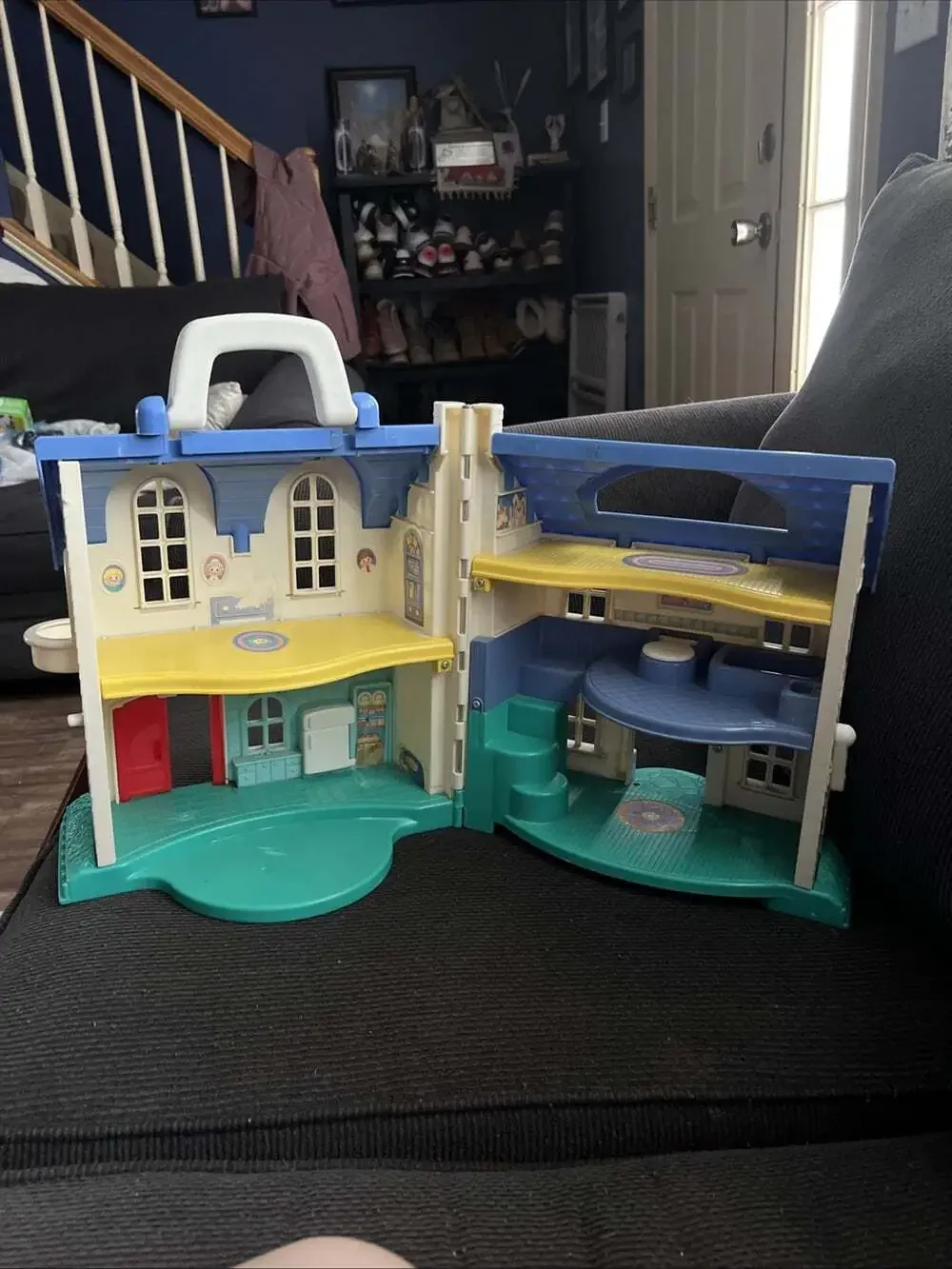 Vintage Fisher Price Little People Doll House #2511 Home Sweet Home 1996